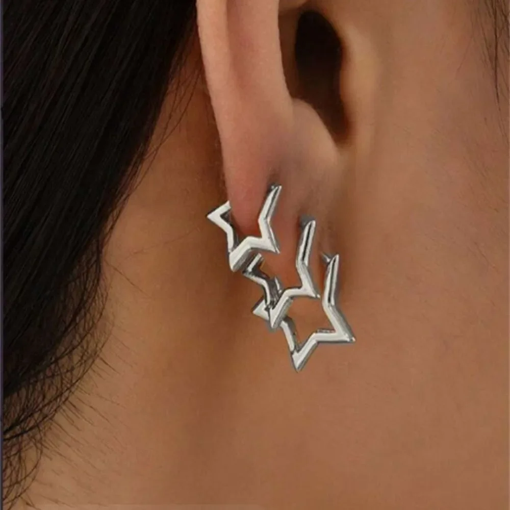 3for$20 3sets High Quality  Hoop Earrings, Women Fashion Casual